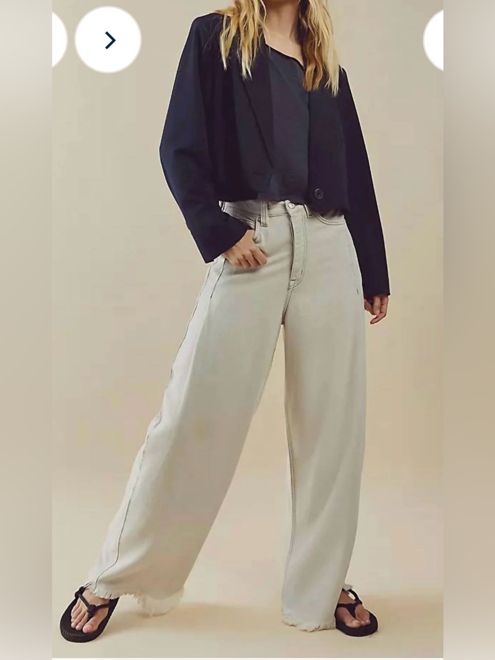 Free People - Old West Slouchy Jean